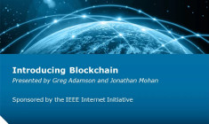 IEEE Internet Initiative Webinar: Introducing Blockchain