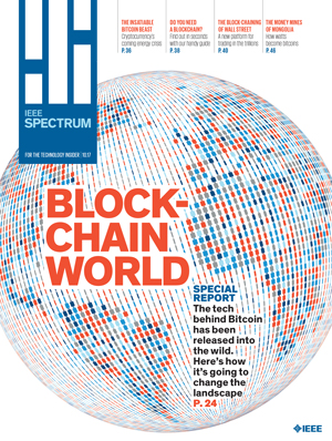 IEEE Spectrum, October 2017 - Blockchain World